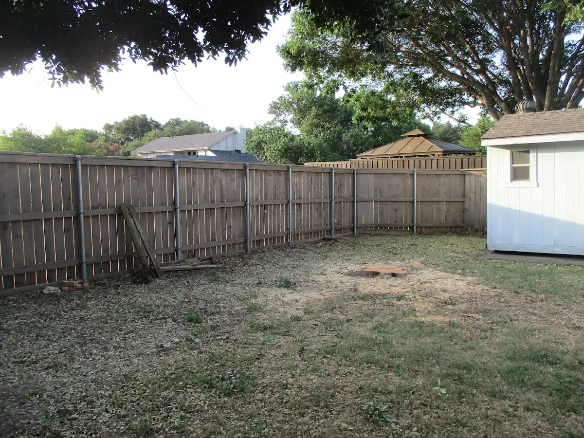 Cleared yard after professional tree removal in Bradenville